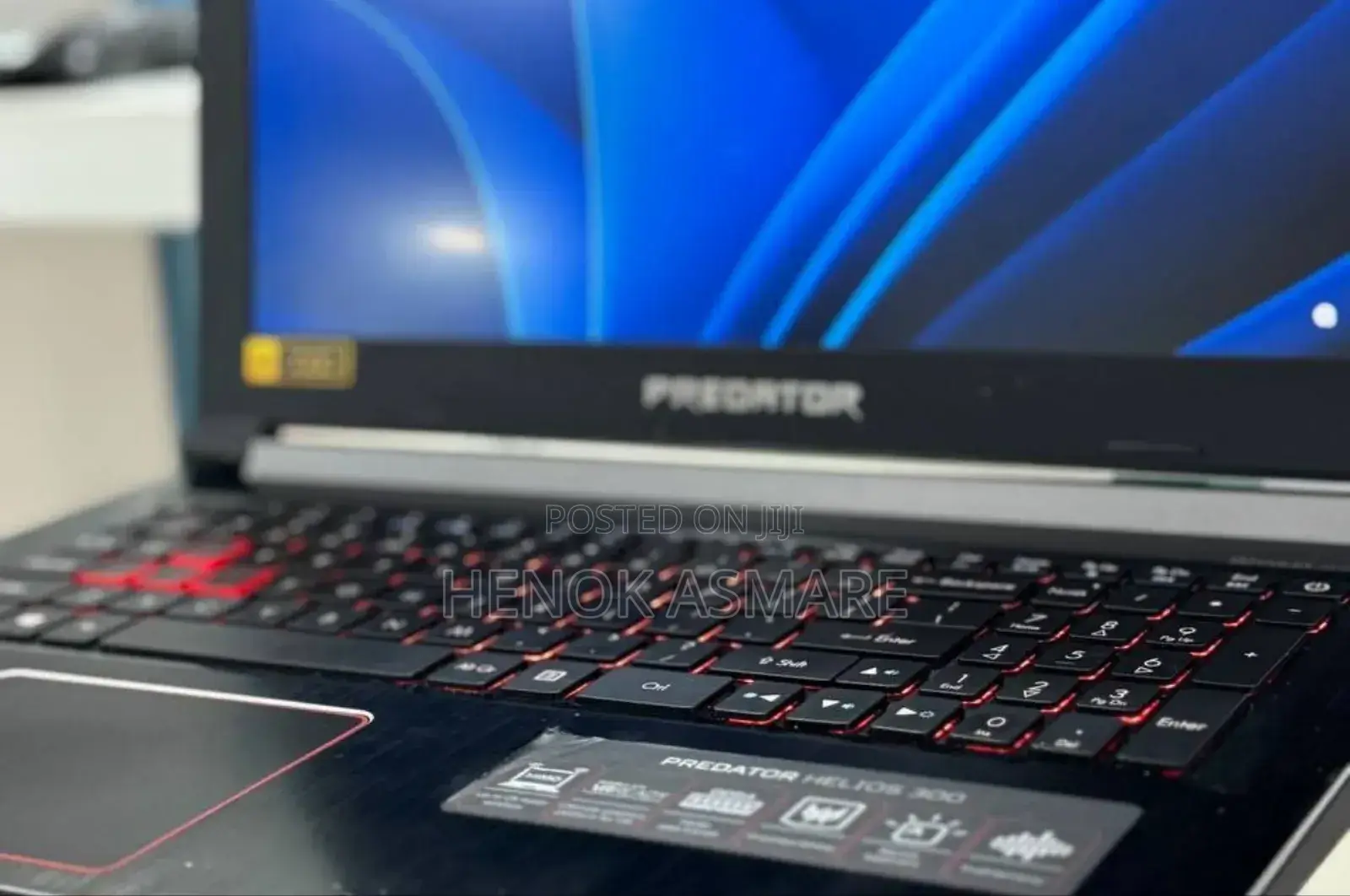 New Laptop Acer Predator Helios 300 16GB Intel Core I7 SSD 256GB