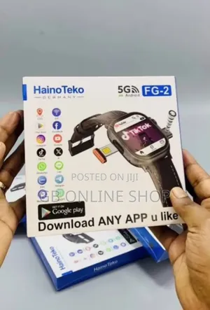 Hainoteko Fg-2 5g Android Smart Watch With 5g Sim Built in Camera GPS