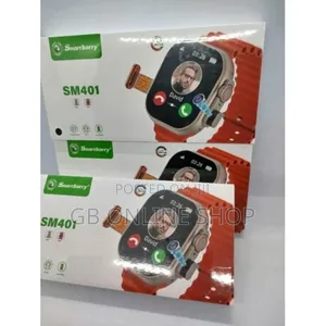 Smartberry Sm401 Smart Watch Sim Support,Camera, Dual Srap