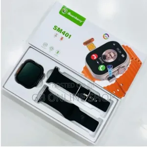 Smartberry Sm401 Smart Watch Sim Support,Camera, Dual Srap