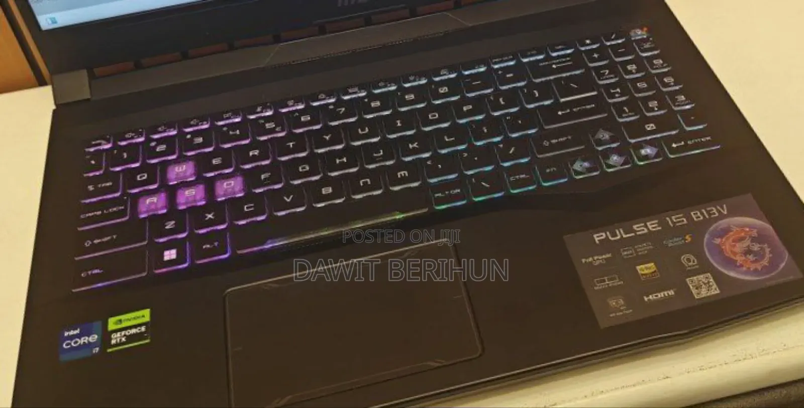 New Laptop MSI Katana GF66 16GB Intel Core I7 SSD 1T