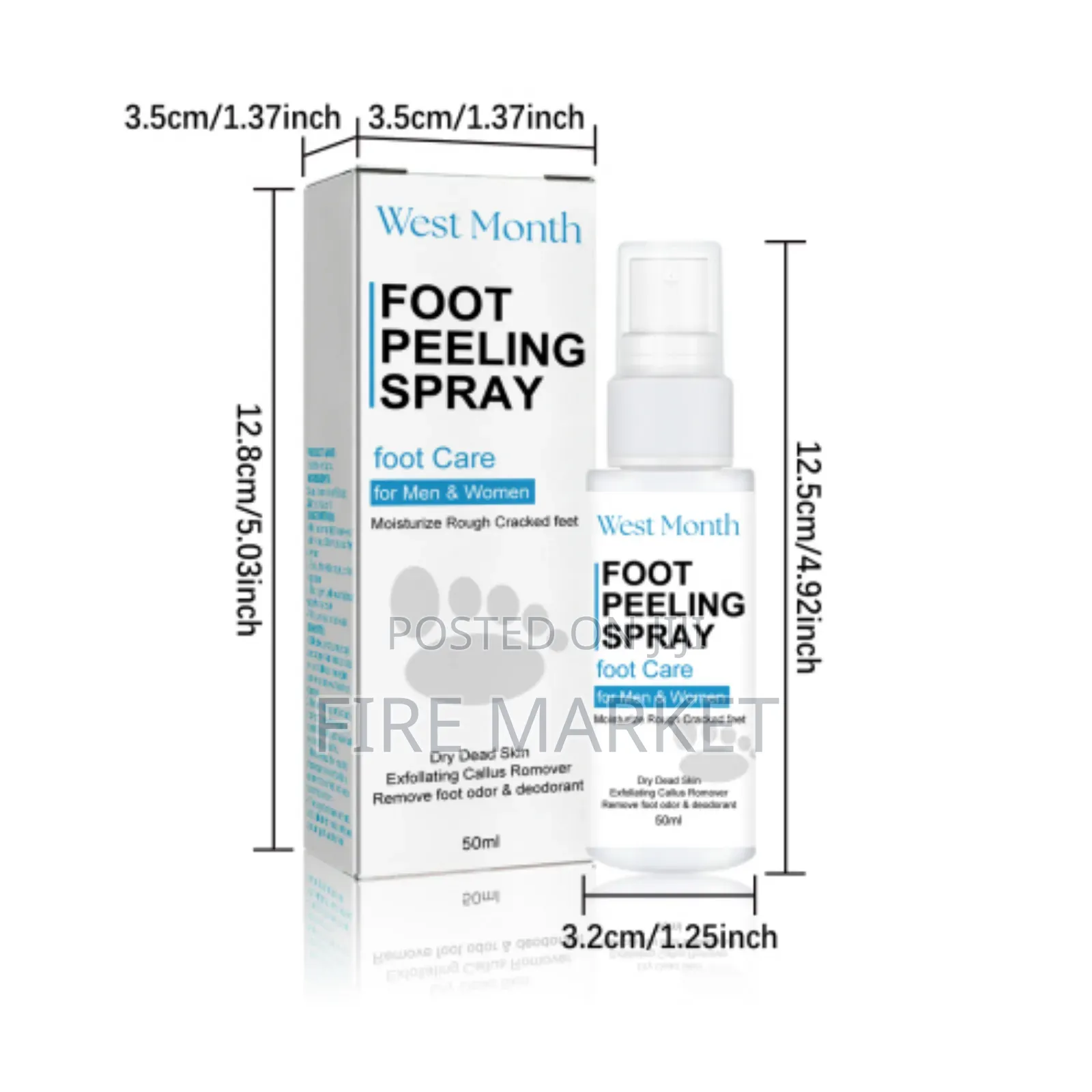 Foot Peelin Spray/ ለእግር ሽታ ማጥፊያ Free Delivery