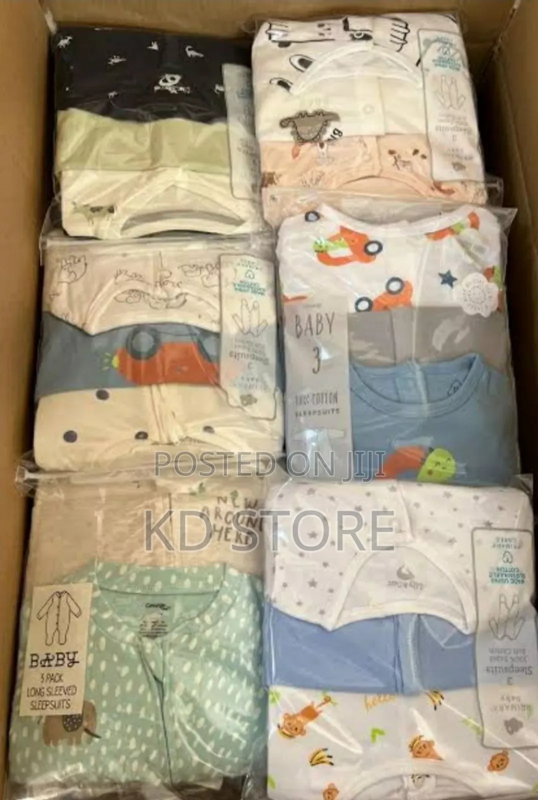 3-Piece Newborn Baby Foot
Wrapped Jumpsuit