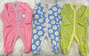 3-Piece Newborn Baby Foot
Wrapped Jumpsuit