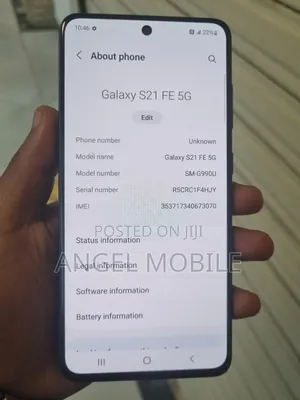 Samsung Galaxy S21 FE 128 GB Black