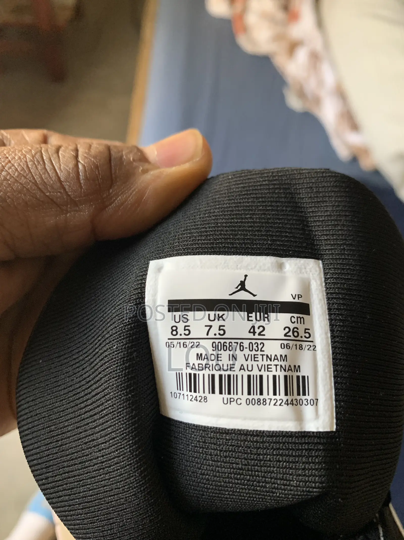 Jordan Jumpman Pro Basketball Shoe Black Size 8.5 Us 42 Eur