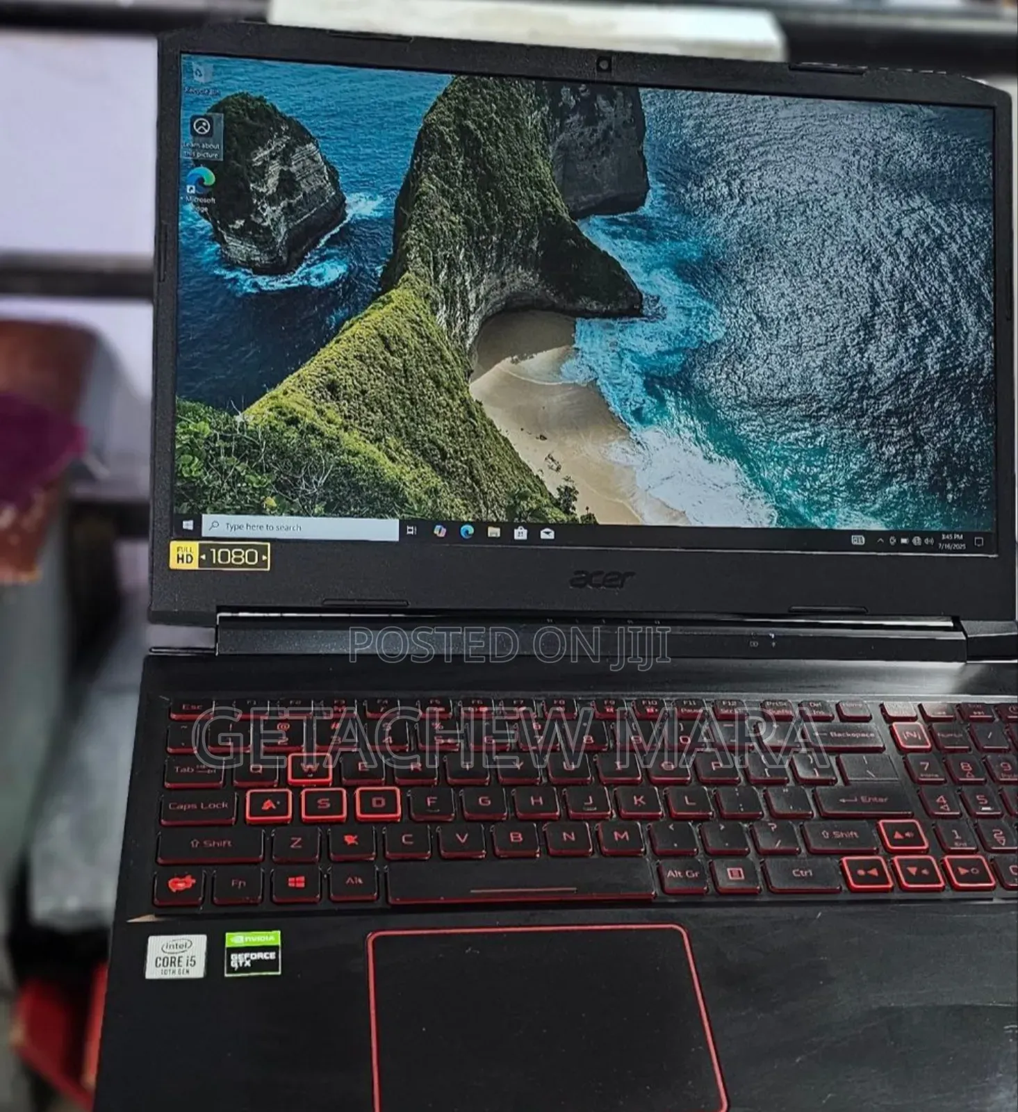 New Laptop Acer Nitro 5 16GB Intel Core I5 SSD 256GB
