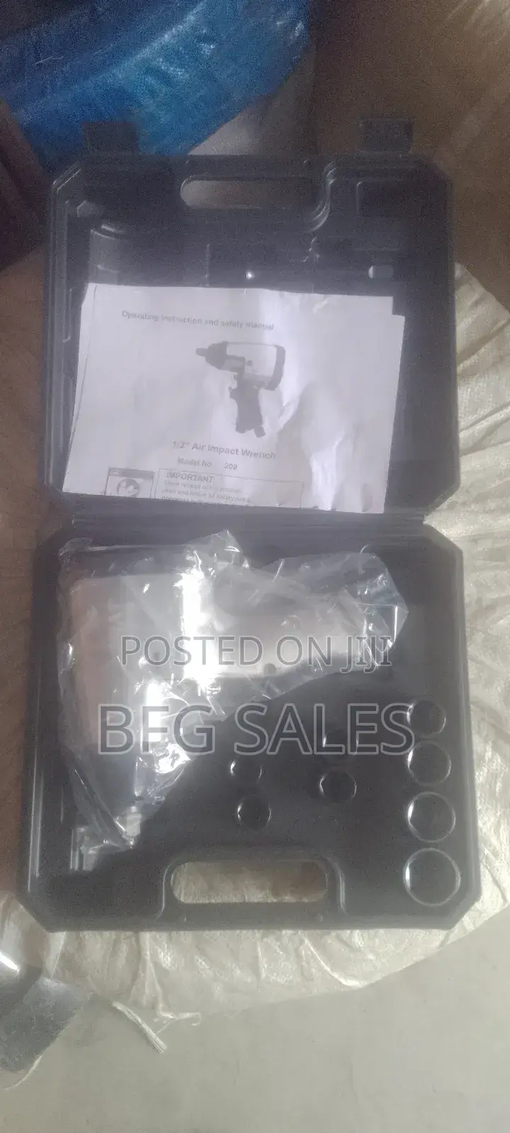 Air Impact Wrench (በነፋስ የሚሰራ ጎማ መፍቻ)