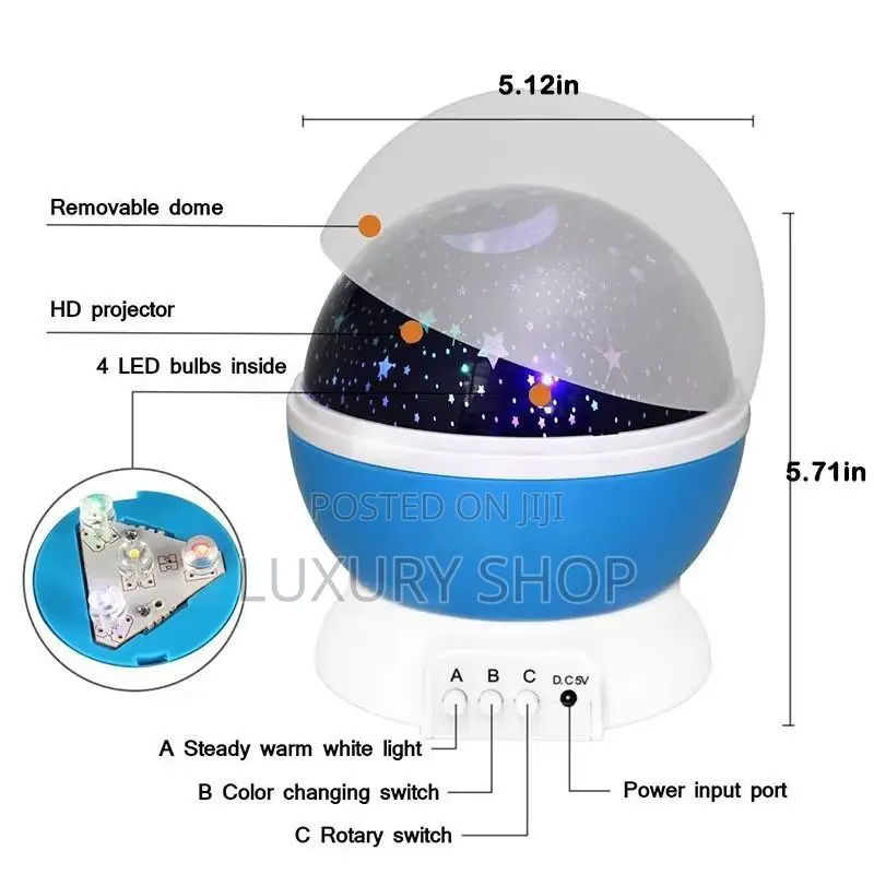 Night Light Projection Lamp
Romantic Sky Star Master Night