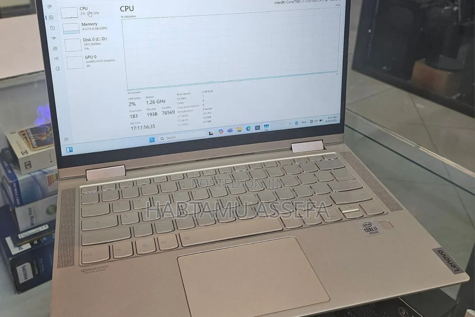 New Laptop Lenovo Yoga C740 16GB Intel Core I7 SSD 512GB