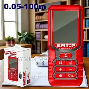Emtop Laser Distance Detector Meter 100meter ጨረር ሜትር