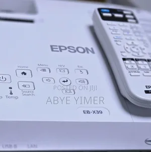 Brand New Epson Projector Has Remote Model Name: Eb-X39 Hardwar