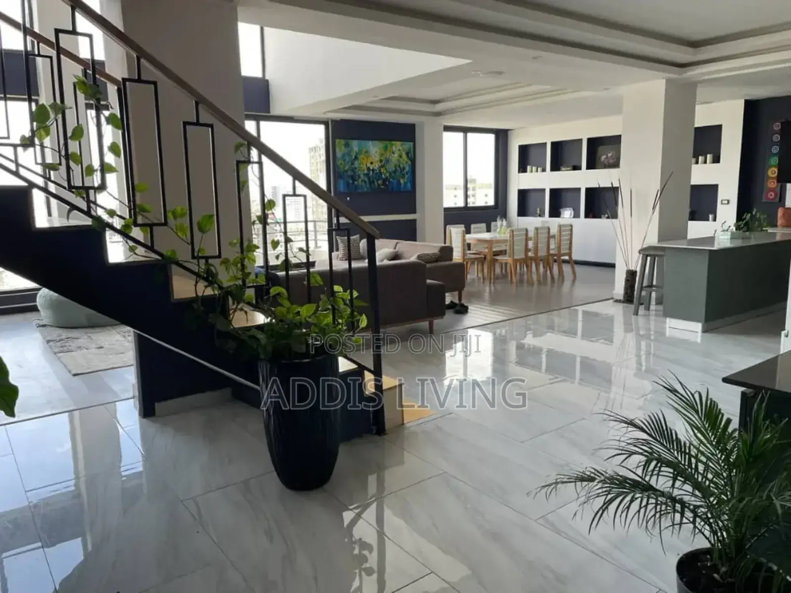 Furnished 3bdrm Apartment in Bole for rent