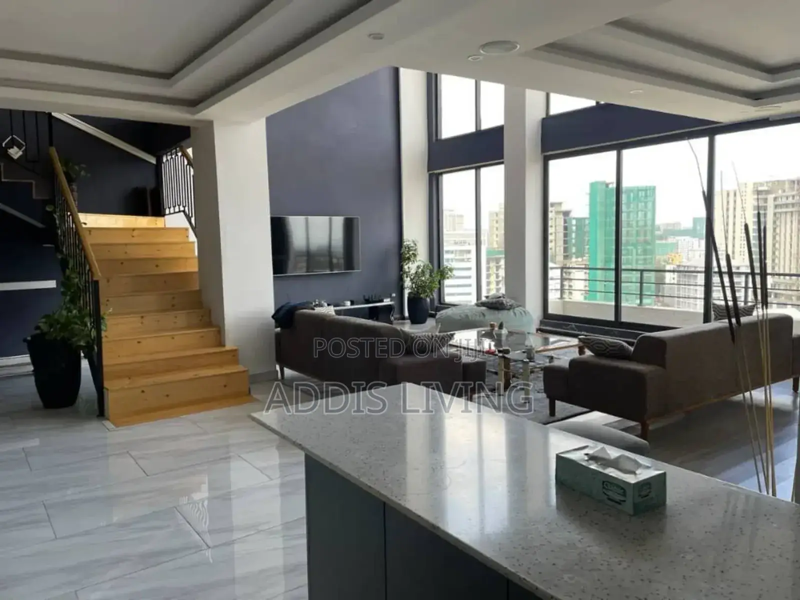 Furnished 3bdrm Apartment in Bole for rent