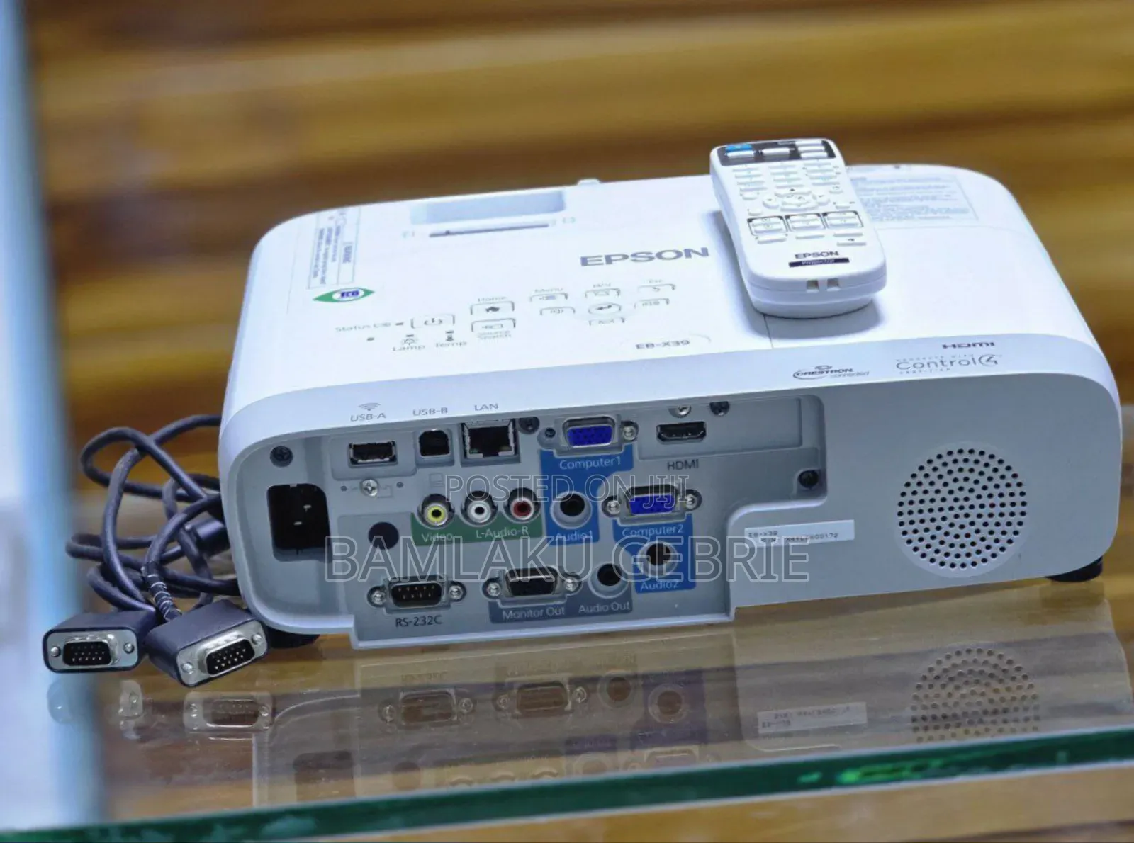 Brand New Epson Projector 
Has Remote 
Model Name: Eb-X39