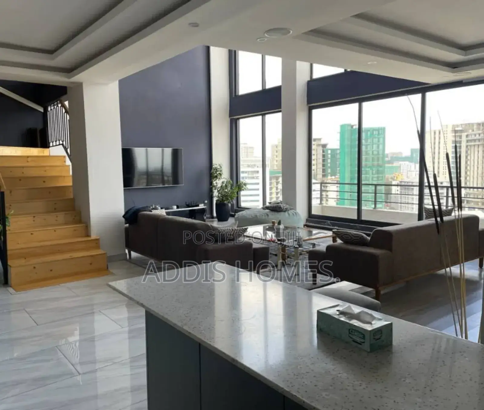 Furnished 3bdrm Apartment in Bole for rent