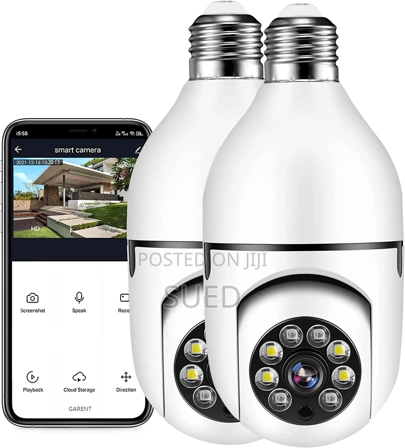 Bulb Security Camera አምፖል ካሜራ 360° Bulb Camera
