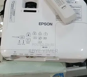 Epson Projector With Remote Model Name: Eb-X31 Hardware Interface: