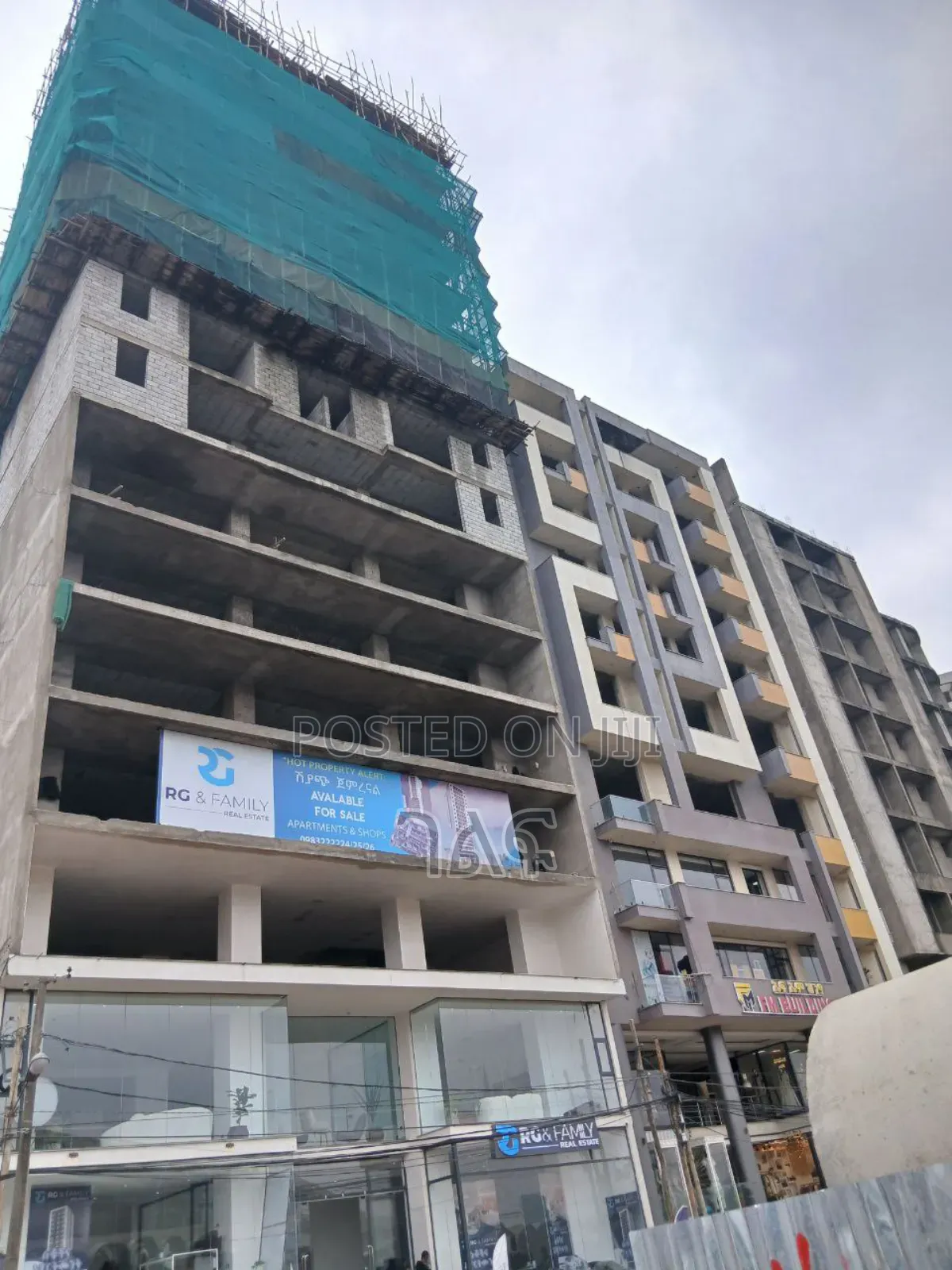 ቦሌ መደሃኒያለም አካባቢ 85% በላይ የተጠናቀቁ አፓርትመንት ቤቶችንና የንግድ ሱቆችን በ15% ቅድመ ክፍያ ብቻ