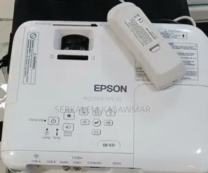 Epson Projector With Remote Model Name: Eb-X31 Hardware