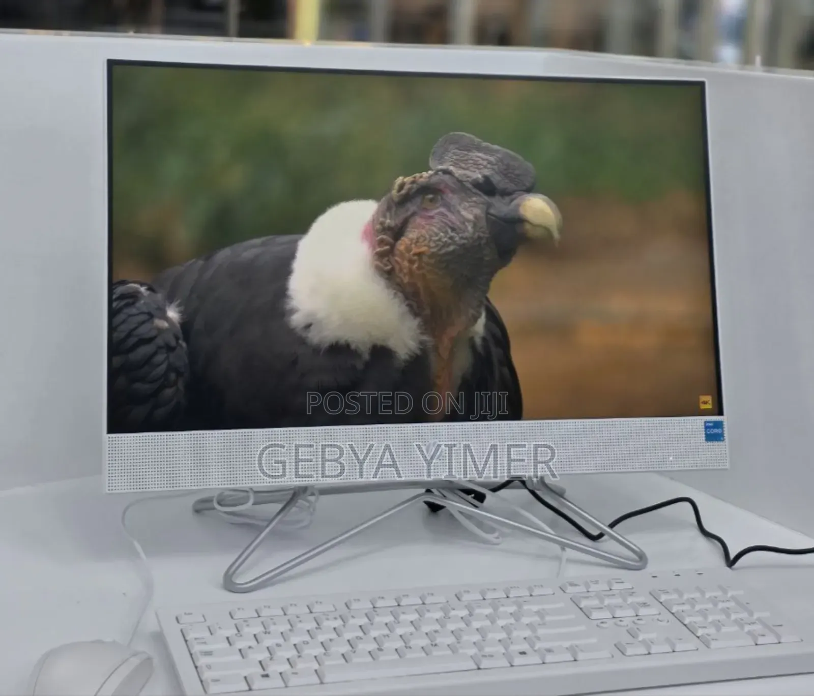 New Desktop Computer HP 200 G4 All-in-One 8GB Intel Core I3 SSHD+SSD 1T