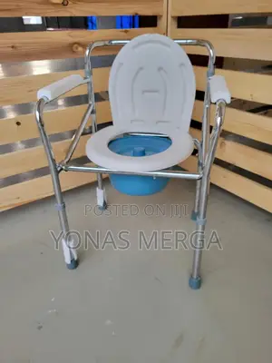 Photo - Toilet Chair鼇፪commode Chair#Folding Commodes for Portability Shower