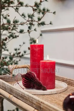 Photo - Red Pillar Candles