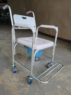 Photo - Wheeled Commode Chair駮፪wheelcahirz฿Toilet Chair新墯shower+Bath Chair
