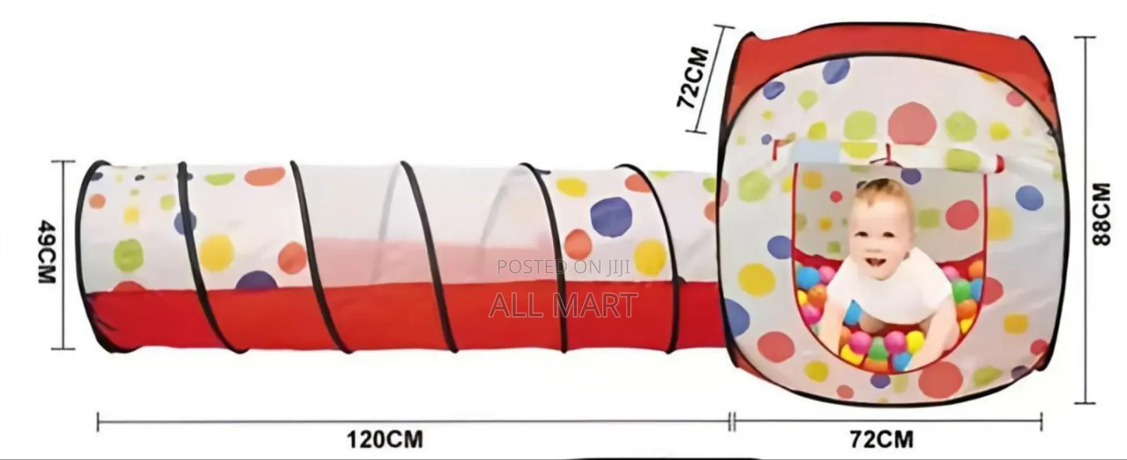 2 in 1 Majic Ball House and Tunel Tent