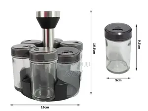 Photo - Rotating Spice Rack 
 የጥራጥሬ ማስቀመጫ