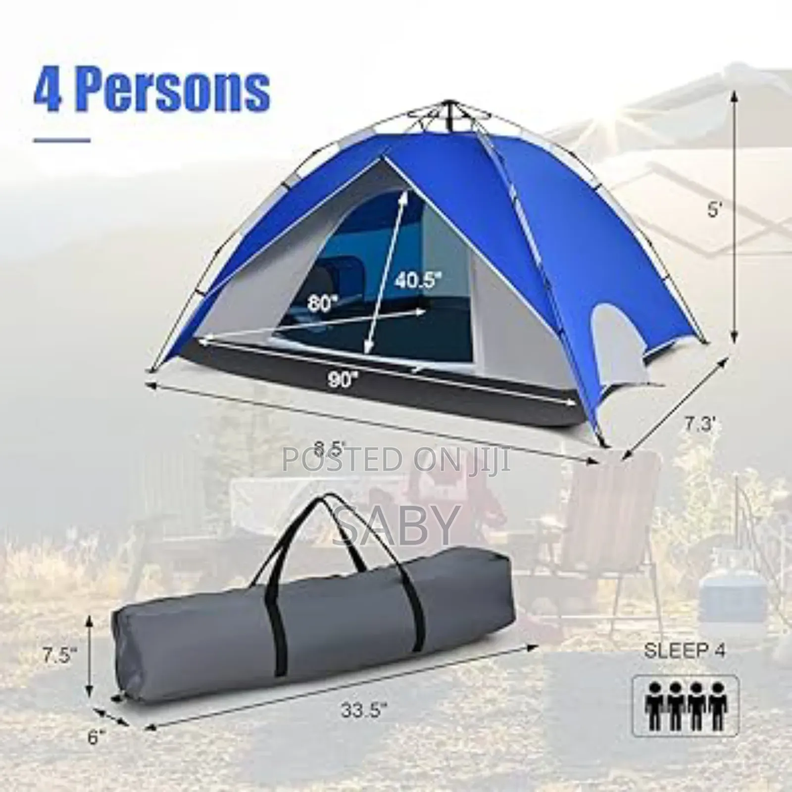 Camping Tent for 3_4 Person