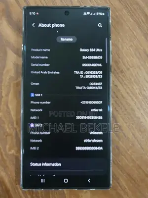 Samsung Galaxy S24 Ultra 256 GB Black