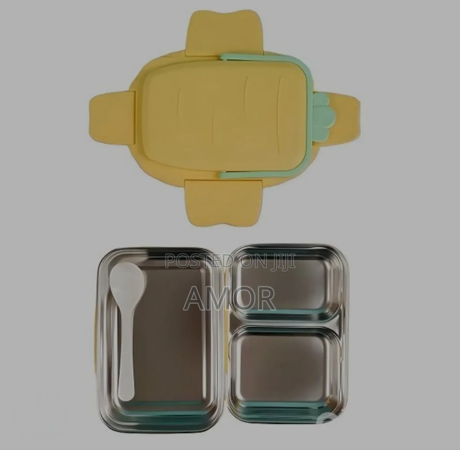 Two Layered Compartmented Lunch Box