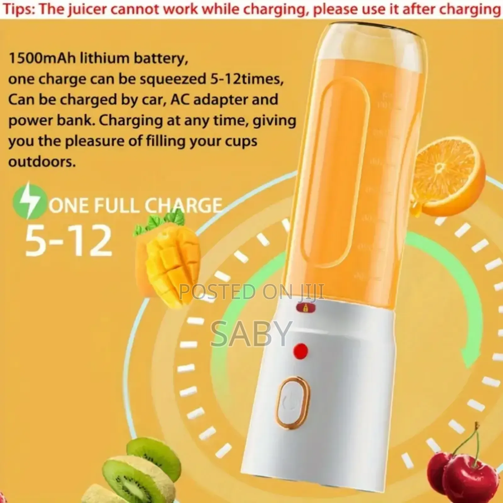Portable Fruits Juicer