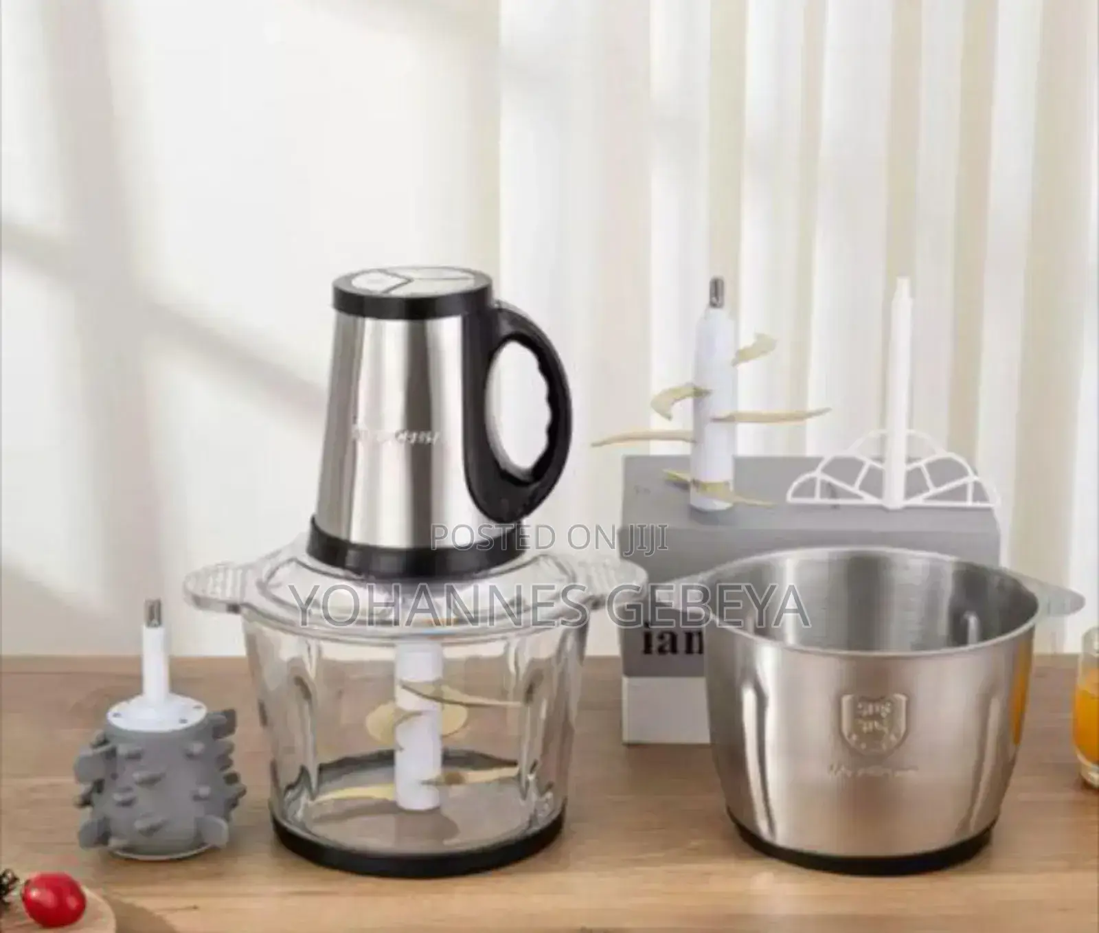 Kitchen Expert 3in1 Chopper and Garlic Peeler