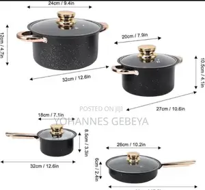 Photo - 2 ድስቶች + 1 ወጥ ማቅረቢያ + 1 መጥበሻ