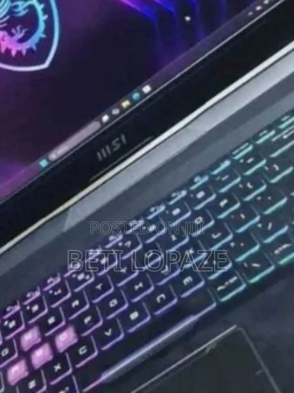 New Laptop MSI MSI Sword 17 16GB Intel Core I7 SSD 1T