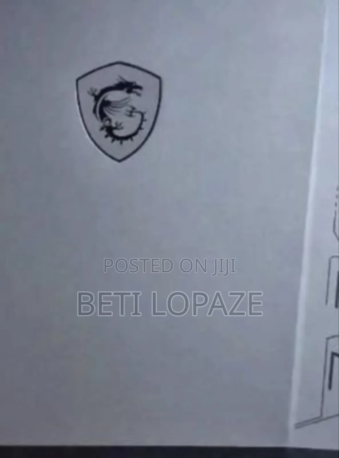 New Laptop MSI MSI Sword 17 16GB Intel Core I7 SSD 1T