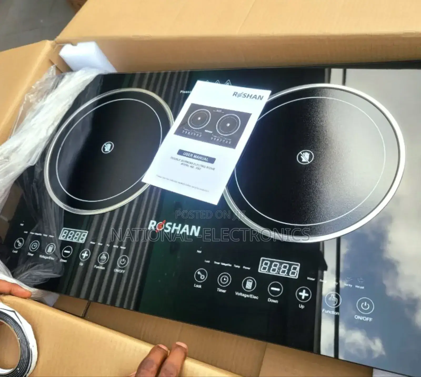 Roshan Ceramic 2 Touch Digital Stove