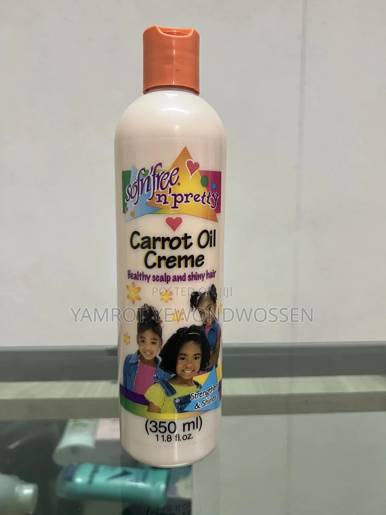 Carrot Oil Creme Healthy Scalp and Shiny Hair