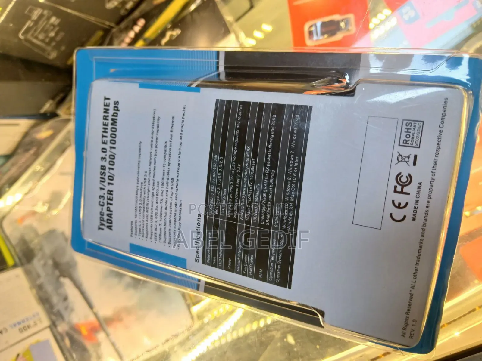 Lan Converter for Usb Type C