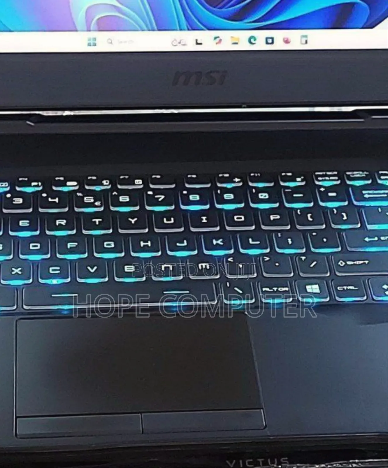 New Laptop MSI GL62M 7RDX 16GB Intel Core I7 HDD+SSD 256GB