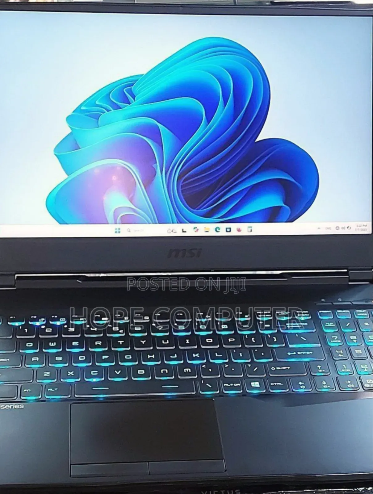 New Laptop MSI GL62M 7RDX 16GB Intel Core I7 HDD+SSD 256GB