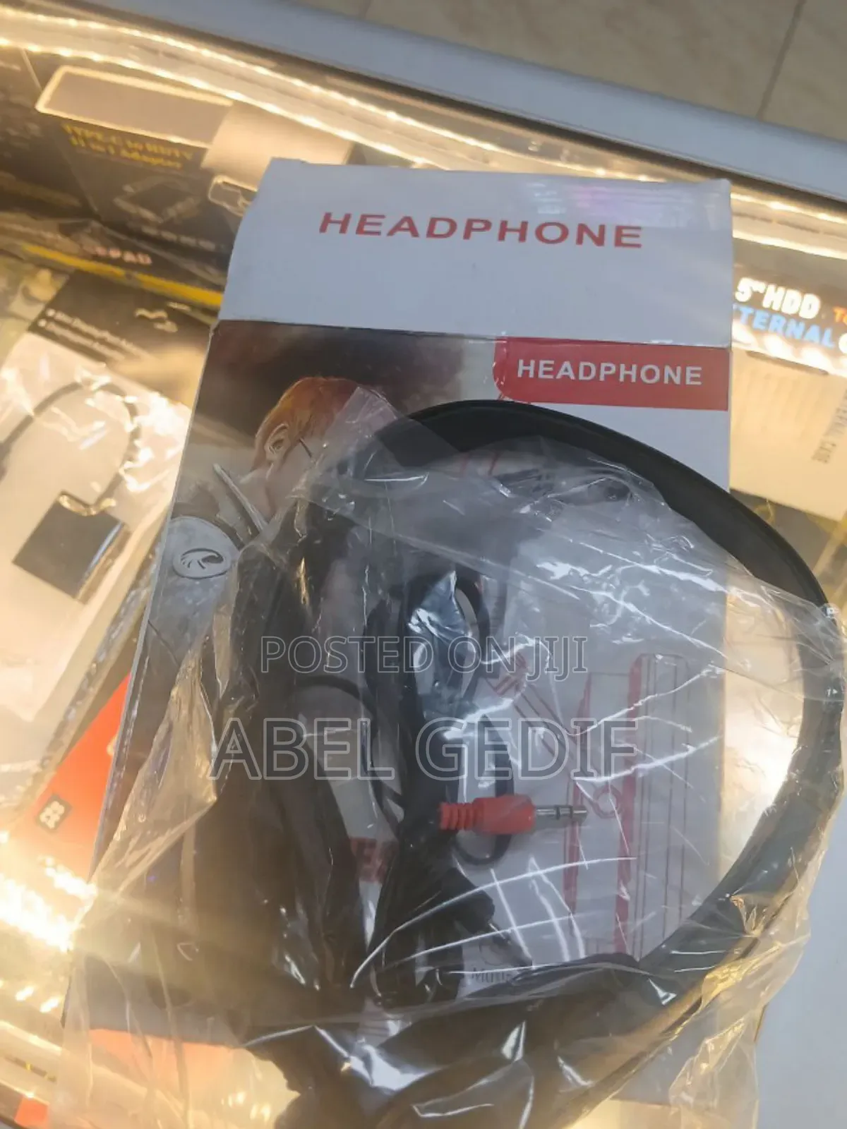 Gaming Headphon With Mice Audio Output Devices Worn Over