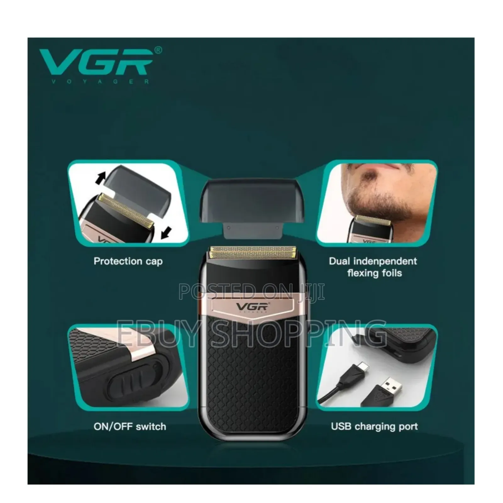 **Vgr Electric Razor – Close Shave Without the Burn**
