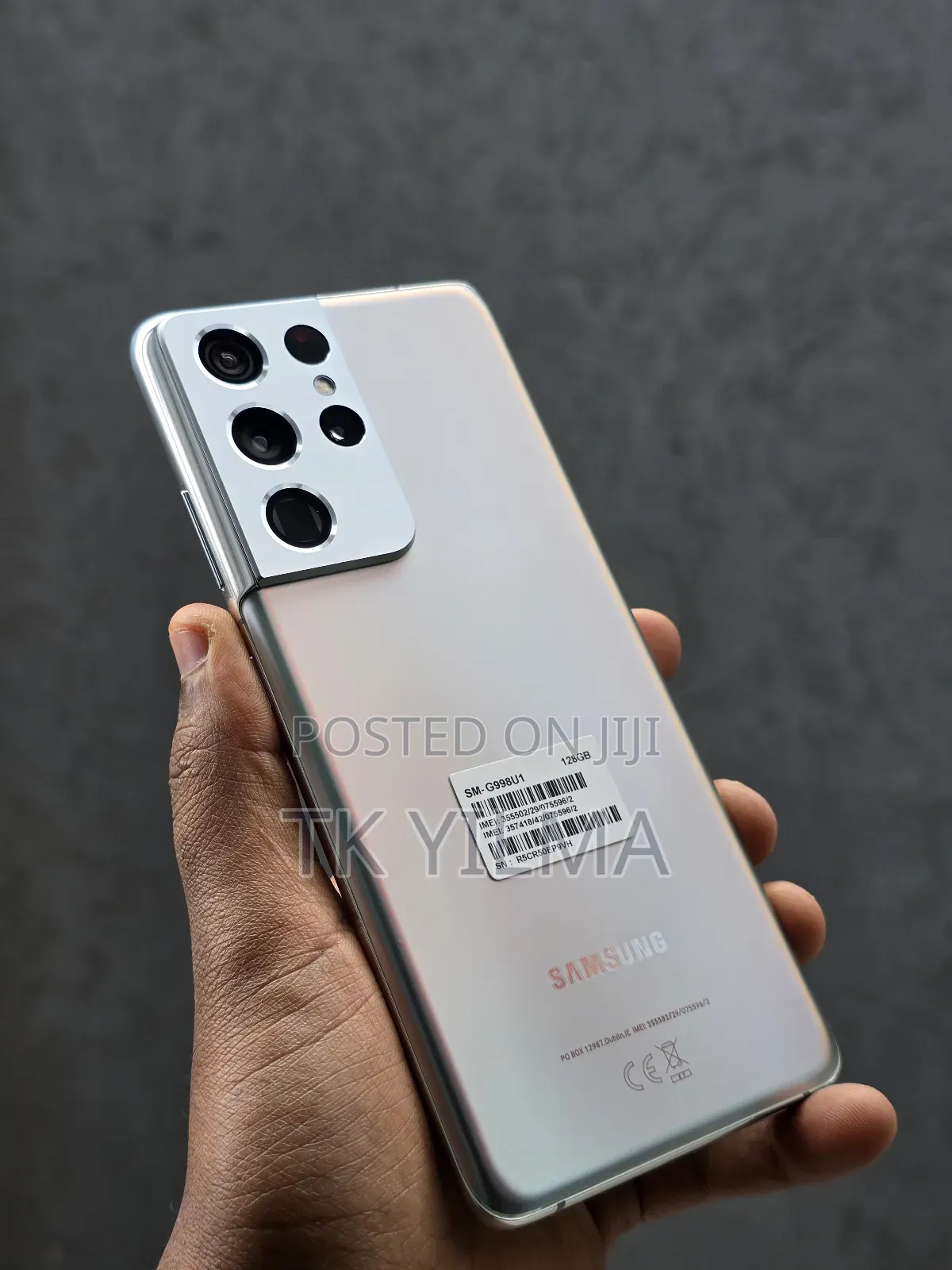 New Samsung Galaxy S21 Ultra 5G 128 GB Silver