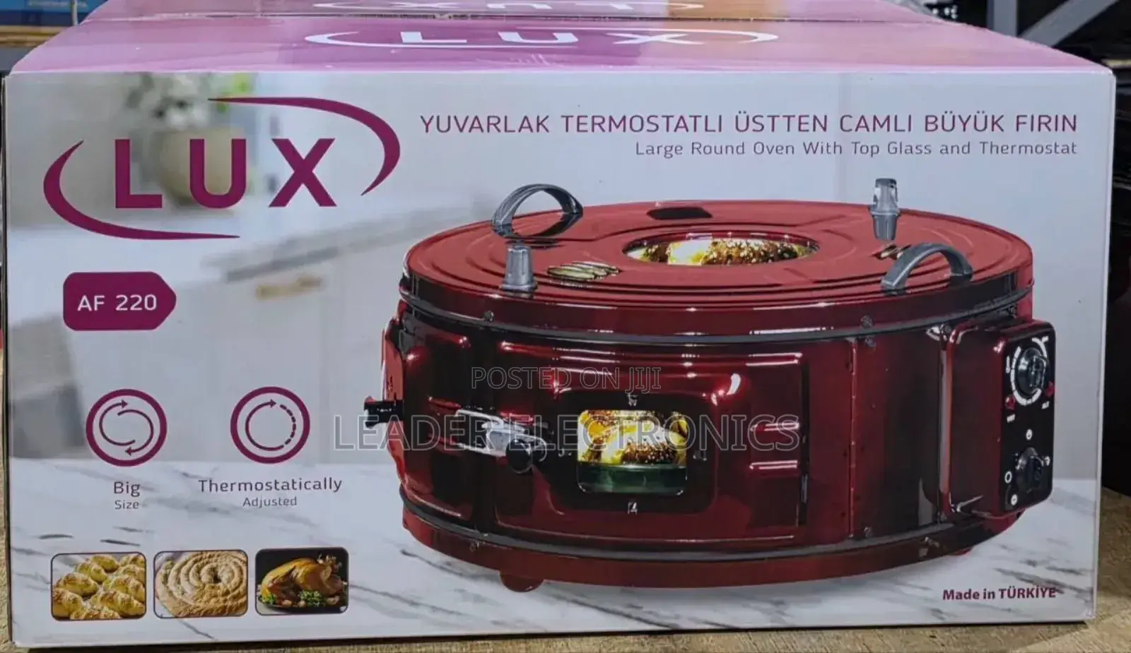 Lux Electric Round Oven