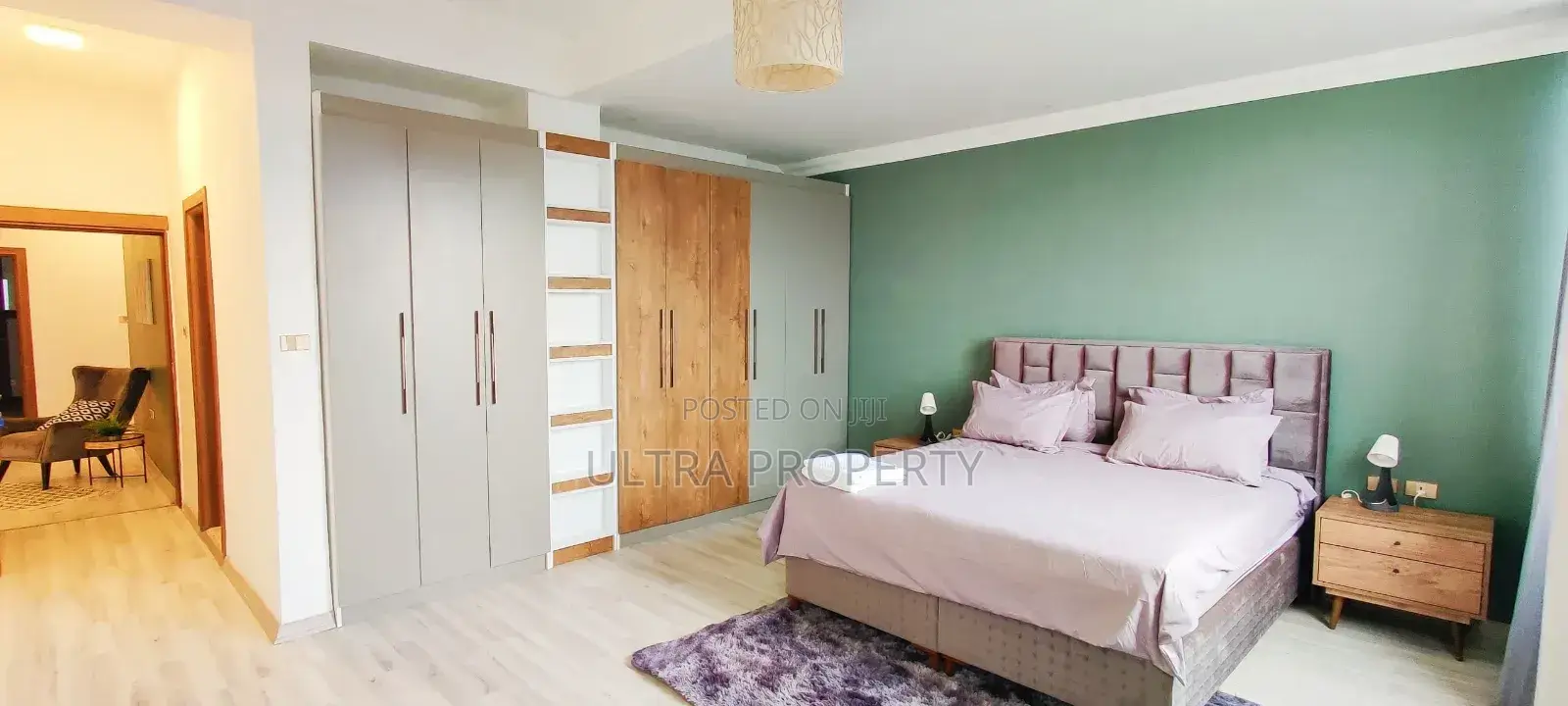 Furnished 4bdrm Apartment in Bole for rent