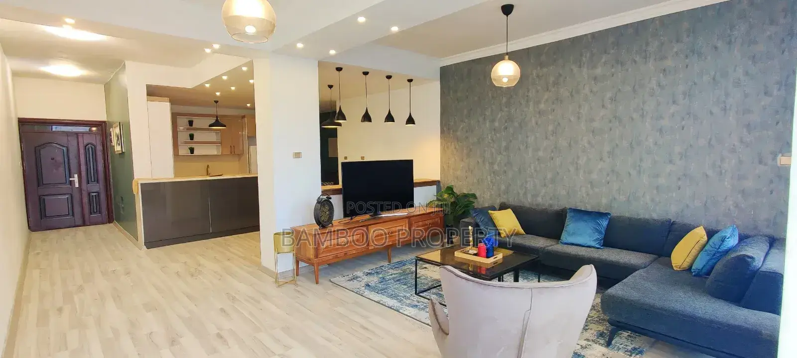 Furnished 4bdrm Apartment in Bole for rent