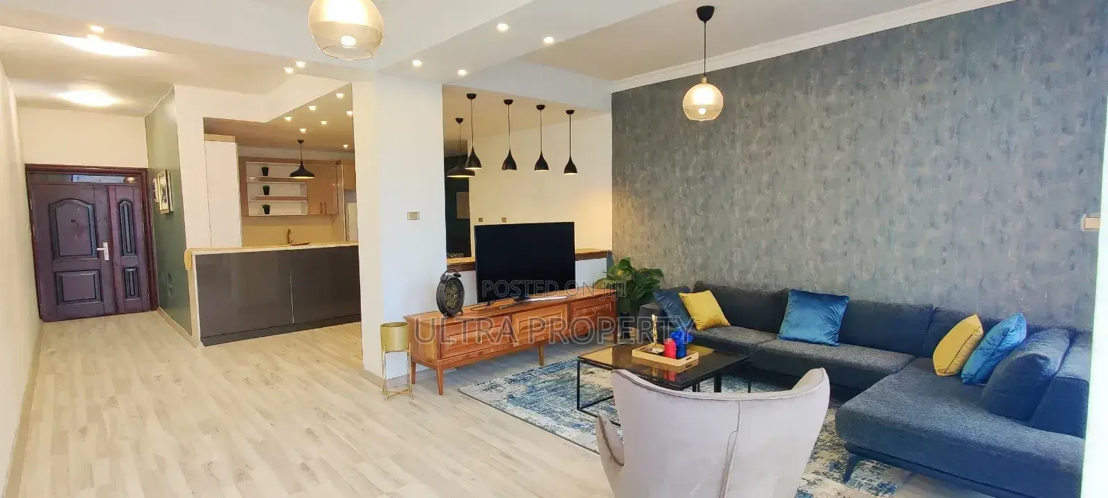 Furnished 4bdrm Apartment in Bole for rent